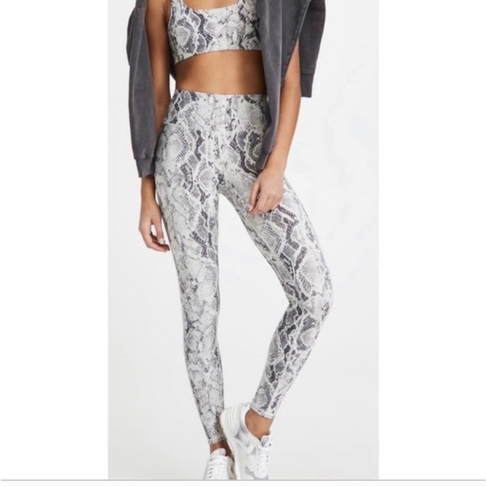 Alo Snakeskin leggings & bra